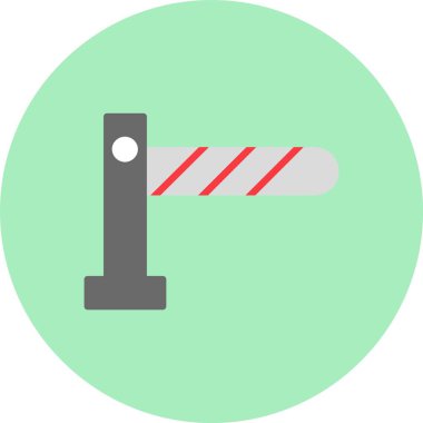 Bariyer Düz Çember Simgesi