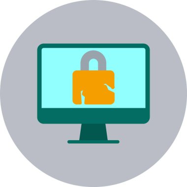 Düz Çember Simgesi Güvenlik İhlali