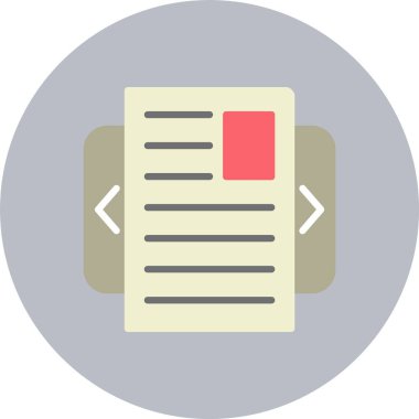 Danışman Vektör Düz Çember Simgesi