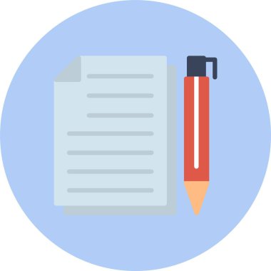 Not Düz Çember Simgesi