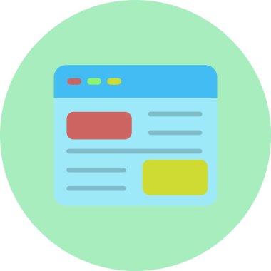 Etkileşimli Düz Çember Simgesi