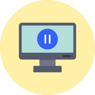 Düz Çember Simgesini Duraklat