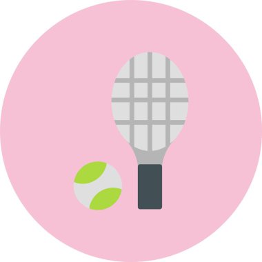 Tennis Düz Çember Simgesi