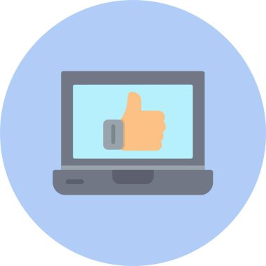 Baş Parmaklıklar Düz Çember Simgesi