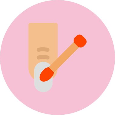 Çivi Cilalı Düz Çember Simgesi