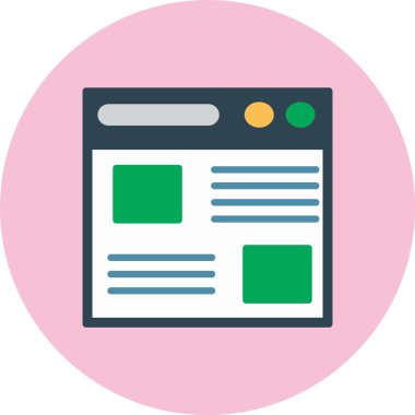 Günlük Düz Çember Simgesi