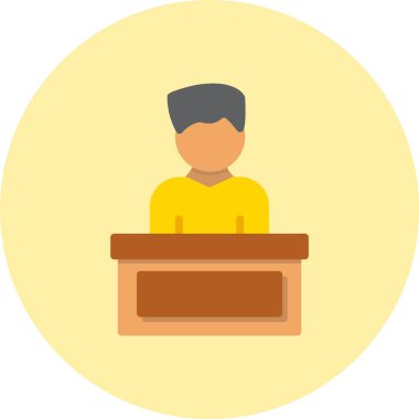 Patron Düz Çember Simgesi