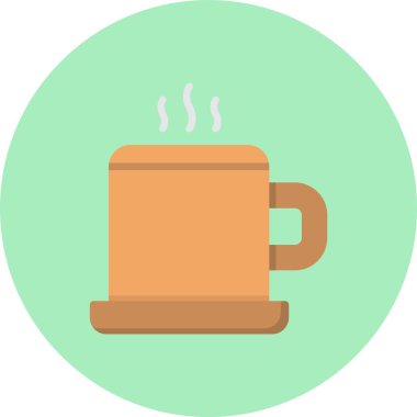 Çay Düz Çember Simgesi