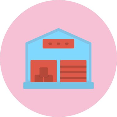 Depo Düz Çember Simgesi