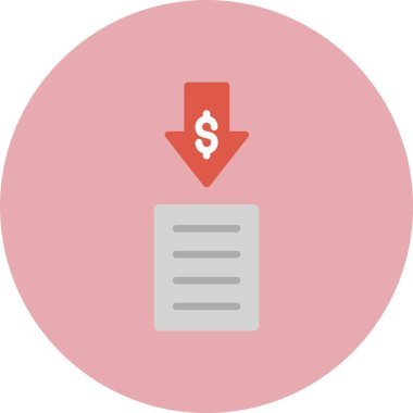 Fiyat Listesi Düz Çember Simgesi