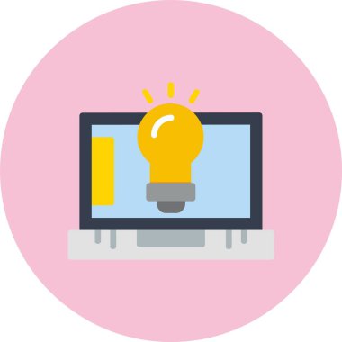 Fikir Düz Çember Simgesi