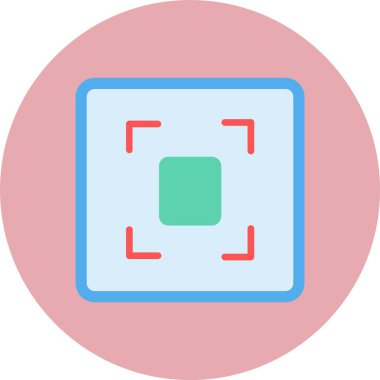 Düz Çember Simgesine Odaklan