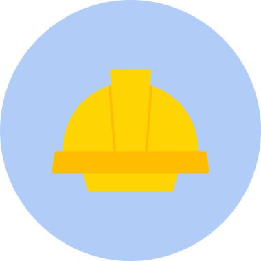 Sert Şapka Düz Çember Simgesi