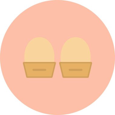 Yumurtalar Düz Çember Simgesi