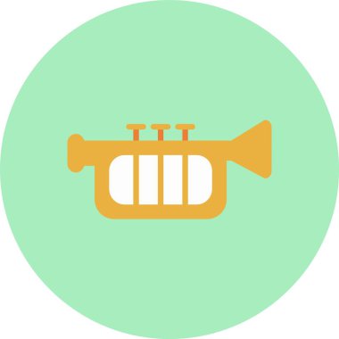 Trompet Düz Çember Simgesi