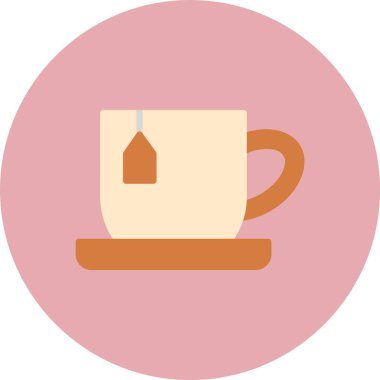 Çay Düz Çember Simgesi