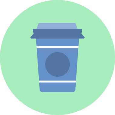 Plastik Kupa Düz Çember Simgesi