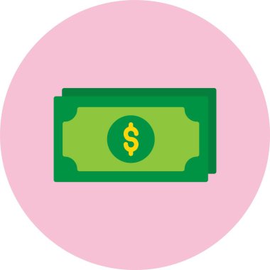 Banknote Düz Çember Simgesi