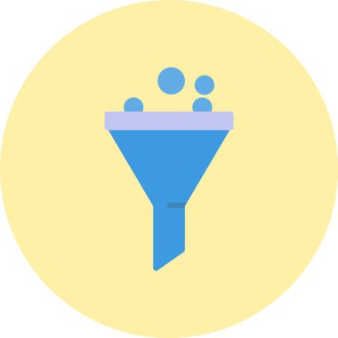 Filtre düz daire simgesi