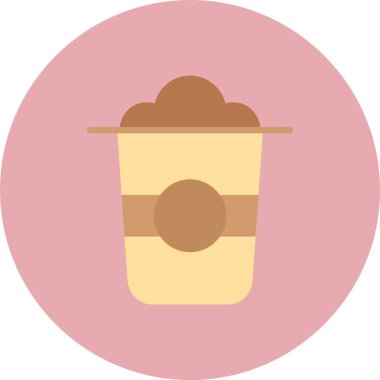 Frappe Düz Çember Simgesi