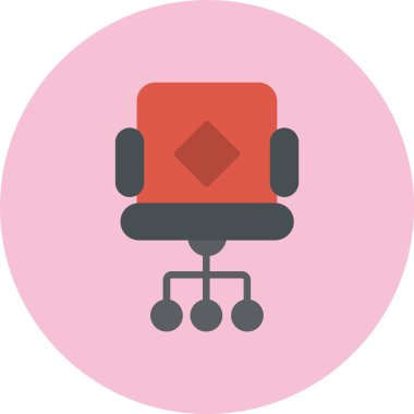 Masa Sandalyesi Düz Çember Simgesi