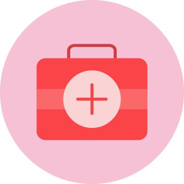 İlk Yardım Düz Çember Simgesi