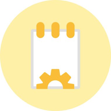 Kontrol Listesi Düz Çember Simgesi