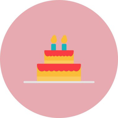 Parti Düz Çember Simgesi