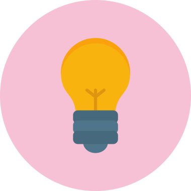 Ampul Düz Çember Simgesi