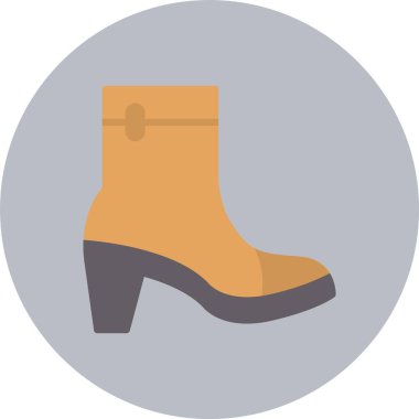 Dişi Çizmeler Düz Çember Simgesi