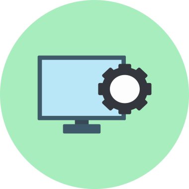 Düz daire simge ayarlama