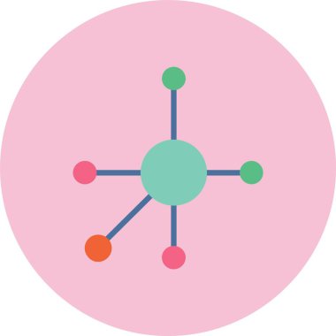 Bağlantı Düz Çember Simgesi