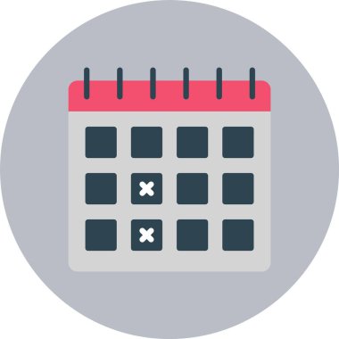 Tarih Düz Çember Simgesi