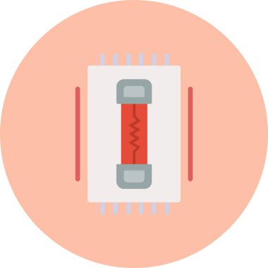 Sigorta Kutusu Düz Çember Simgesi