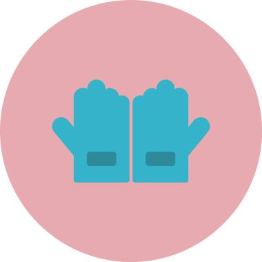 Eldiven Düz Çember Simgesi