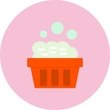 Sepet Düz Çember Simgesi Yıkama