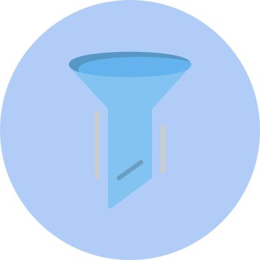 Filtre düz daire simgesi