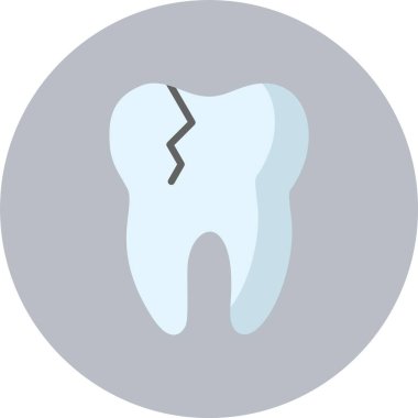 Kırık Diş Düz Çember Simgesi