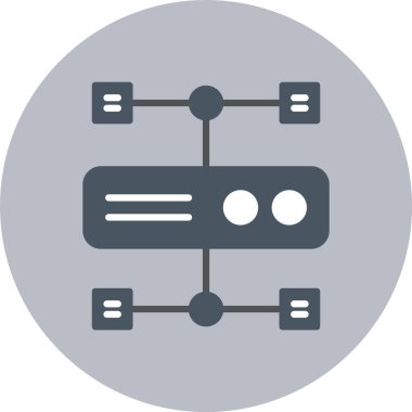 Küme hesaplama Düz Çember Simgesi