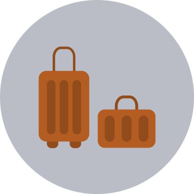 Bagaj Düz Çember Simgesi