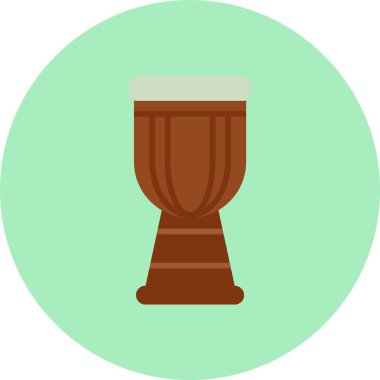 Djembe Düz Çember Simgesi