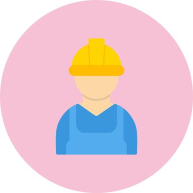 İşçi Düz Çember Simgesi