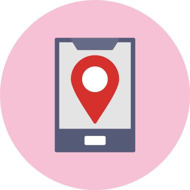 Konum Düz Çember Simgesi