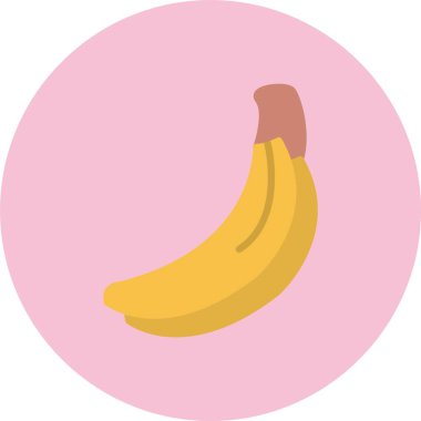 Muz düz daire simgesi