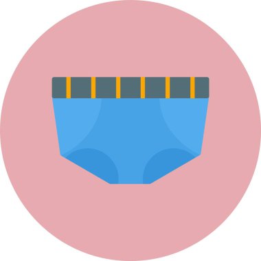 İç çamaşırı Düz Çember Simgesi