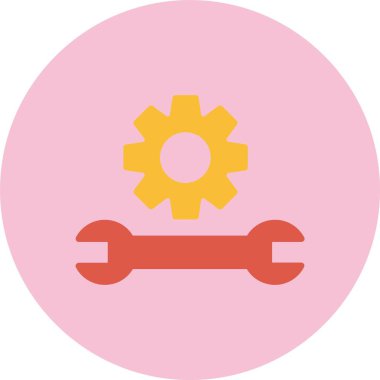 Bakım Düz Çember Simgesi