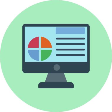 Gösterge Paneli Düz Çember Simgesi