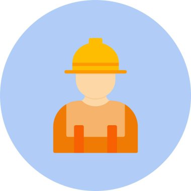 İşçi Düz Çember Simgesi