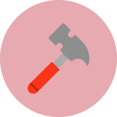 Çekiç Düz Çember Simgesi