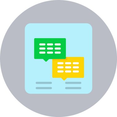 Yorumlar Düz Çember Simgesi